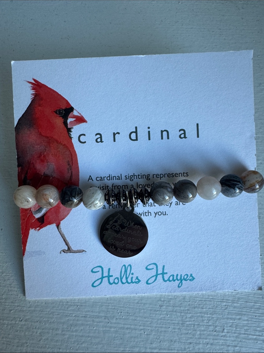 Cardinal Beaded Bracelet